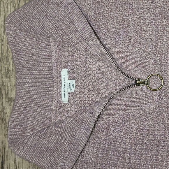 American Eagle Quartrr Zip Sweater M - Picture 2 of 7